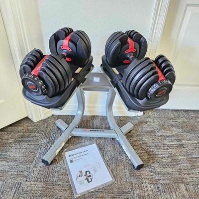  Bowflex SelectTech Dumbbells with Stand BD552