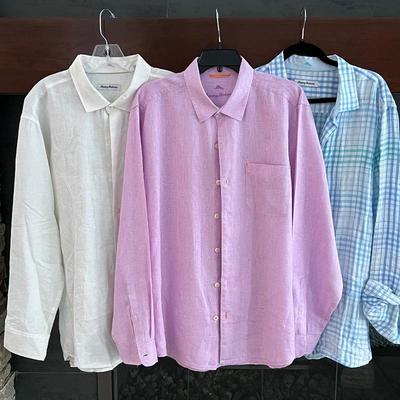 Tommy Bohama linen shirts 