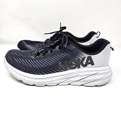 Men's Hoka One One Rincon 3 Light Weight Running Shoes in an 11M - Black & White