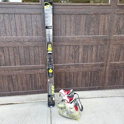 Men's Skis and Boots - Rossignol 180s Skis and Rossignol Spoiler Boots Size 29.5 (11- 11.5)