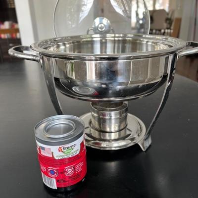 Stainless Steel Chafing Dish with Sterno Fuel