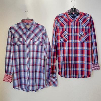 Plaid Men’s Shirt- xl