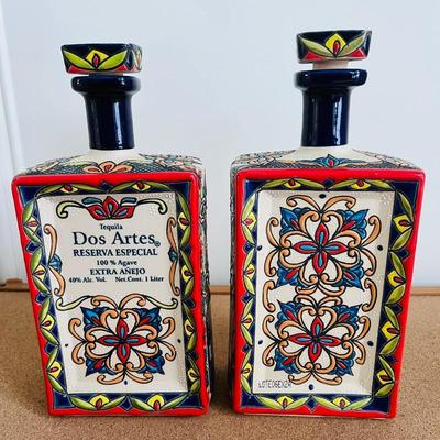 Ceramic decanters – empty