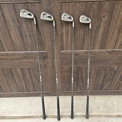  Set of Four Ping Gold Club Irons - 6, 7, 8, & 9