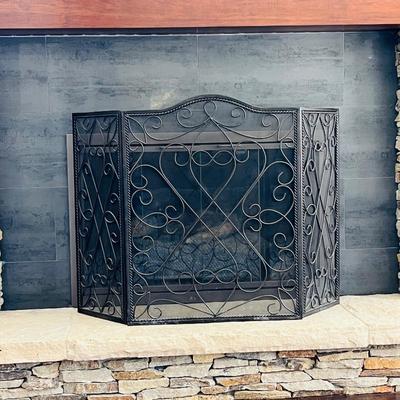 Fireplace screen