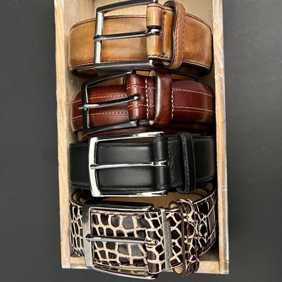 Italian Leather Belts for Men- 36