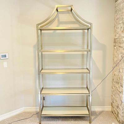 Bernhardt  Bastien Etagere- Gold-tone