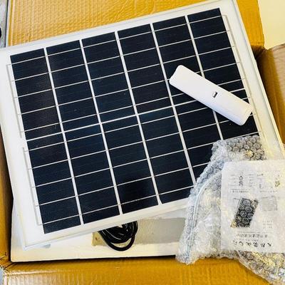 Solar Flood Light w/ remote 