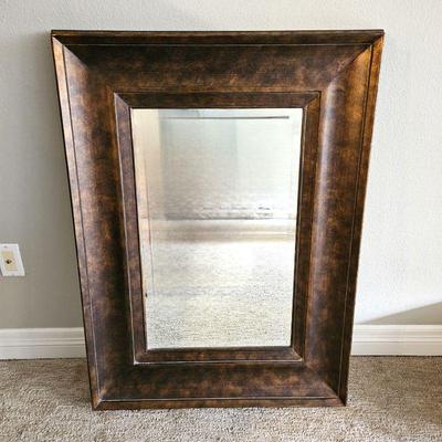 Stunning Heavy Weight Wall Mirror with Beveled glass and Thick Decorative Mirror