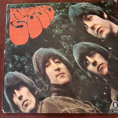 The Beatles "Rubber Soul" LP German import 1 C 062-04 115.  Very good condition.