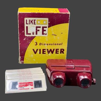 GEHO918 Vintage Deep-Vue Like Life & Life Like Stereo Viewer	Vintage Deep-Vue Like Life & Life Like Stereo Viewer.
