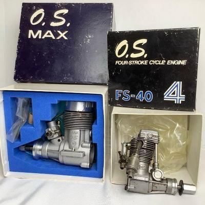 ROMO603 OS Max BX-1 And OS FS-40 Cycle Engines	This lot includes OS max 108F SR BX-1 with original box and instructions, and a OS four...