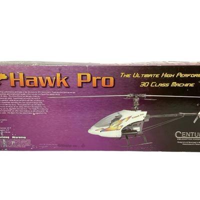 ROMO202 Century Hawk Pro Helicopter Kit	Looks like all the parts are with the kit, comes with original box(which has some wear to it),...