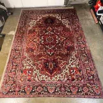 CT106 Very Large, Handwoven Natural Fiber, Area Rug	A large rectangular handwoven area rug made of natural fibers with vibrant colors and...