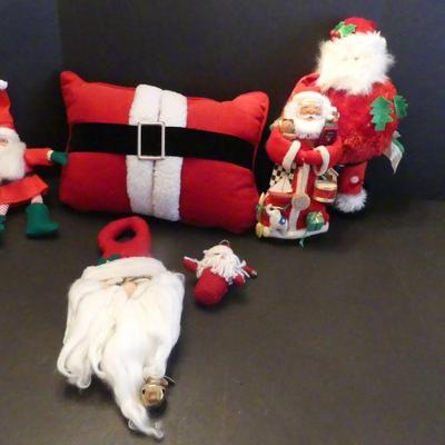 Vintage Holiday Plushes - 6 in All