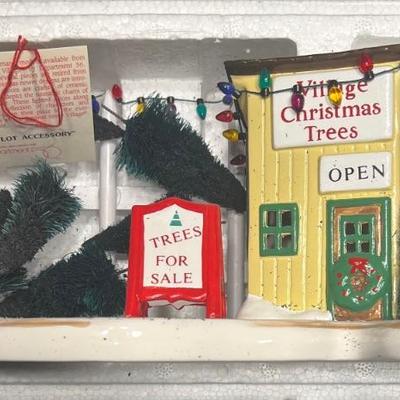 Department 56 The Original Snow Village Tree Lot Accessory In Box