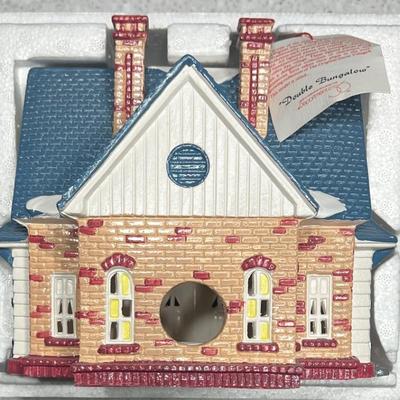 Department 56 The Original Snow Village Double Bungalow In Box
