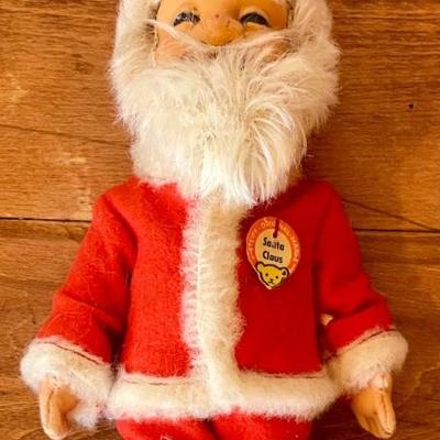 Vintage Steiff Santa Claus Figurine With Original Tag