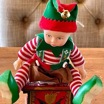 Little Genius Elf By Madame Alexander On Pedestal 