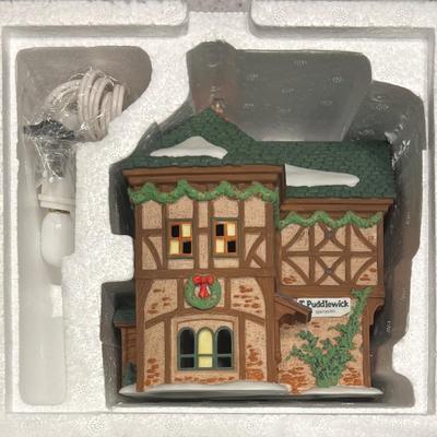 Department 56 Dickens Village Series T. Puddlewick Spectacle Shop In Box