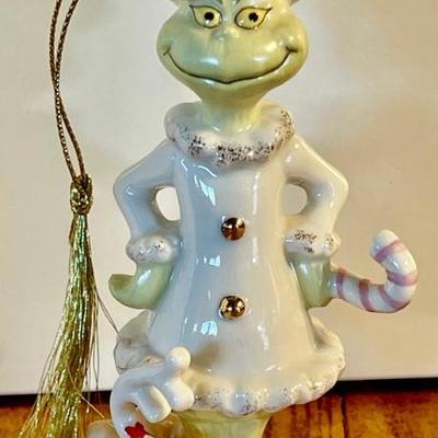Vintage Lenox Grinch Ornament In Original Box