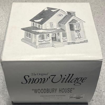 Department 56 The Original Snow Village Woodbury House In Box
