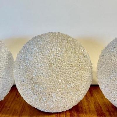 (3) Battery Operated Light Up Globes (no Batteries)