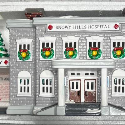 Department 56 The Original Snow Village Snowy Hills Hospital In Box