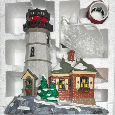 Department 56 The Original Snow Village Christmas Cove Lighthouse In Box