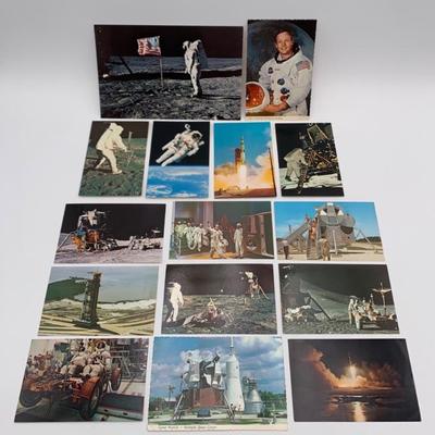 Assorted Astronaut/Space Vintage Postcards - 15 Total