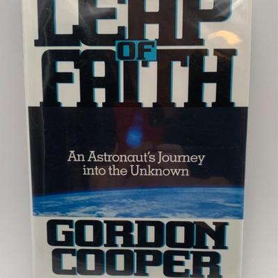 Book: LEAP OF FAITH – Astronaut/Author Signed: Cooper