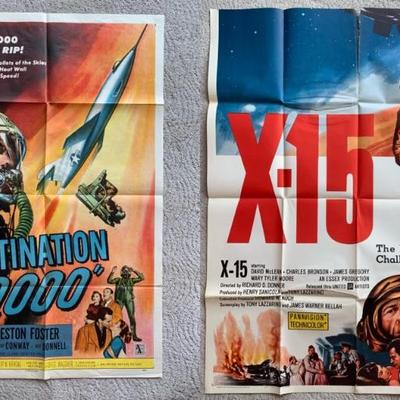 Movie Poster Duo Needing TLC - Large