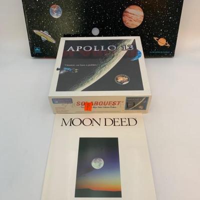 Real Estate for the Space Set -- Solar Quest Games/Lunar Deed