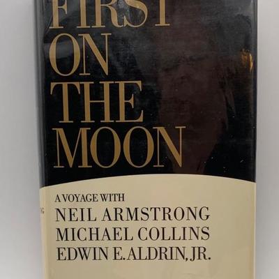 Book: FIRST ON THE MOON – Astronaut Signed: Aldrin