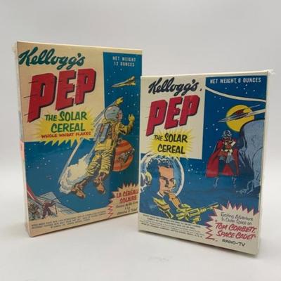 Vintage Kellogg’s Cereal Box Pair