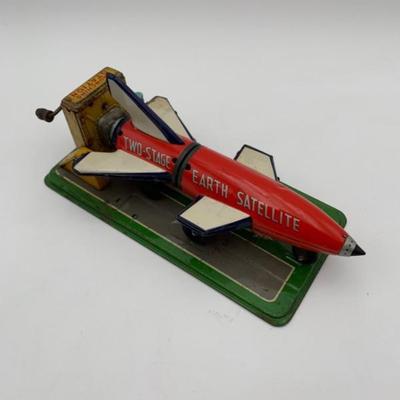 Linemar Litho Earth Satellite Toy – 1950s