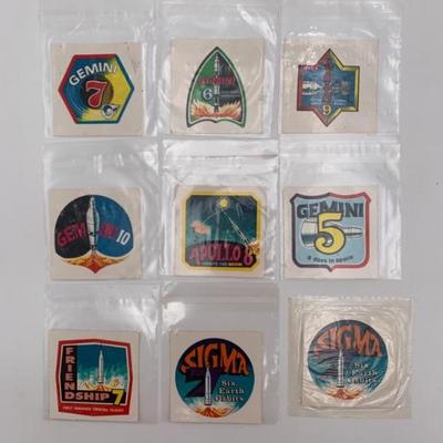 Vintage NASA Cereal Stickers & Patches