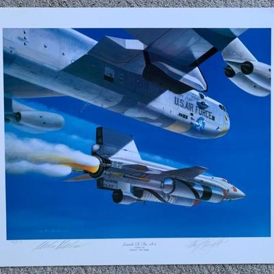 X-15 2A – Artist/Pilot Signed Print: Machat/Knight