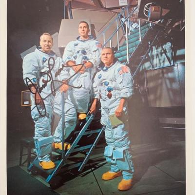 Apollo 8 Photo: Astronaut Signed: Lovell