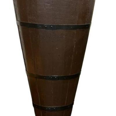 ANTIQUE FRENCH WOOD HOTTE GRAPE HARVEST BASKET
