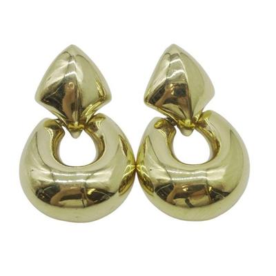 VINTAGE SIGNED GIVENCHY CLIP ON EARRINGS