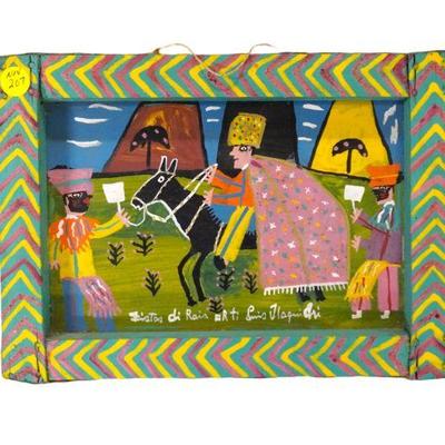 VINTAGE ECUADORIAN FOLK ART PAINTING