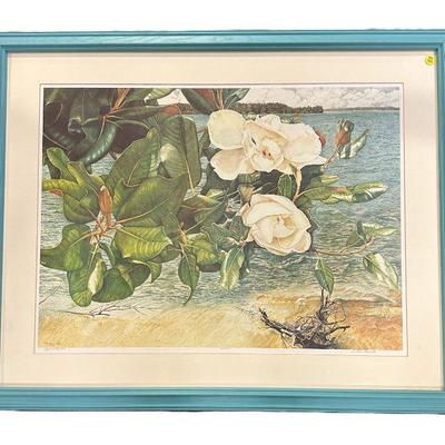 LARRY FRANCIS LEBBY (1950-2019) MAGNOLIA LITHO