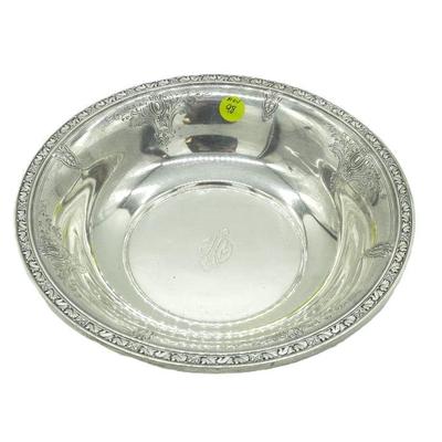 GORHAM STERLING SILVER BOWL CINDERELLA PATTERN