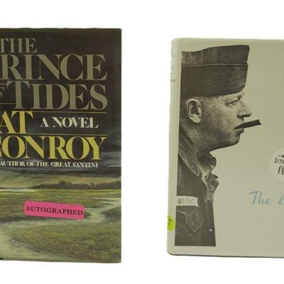 2 SIGNED PAT CONROY BOOKS PRINCE OF TIDES & THE BOO