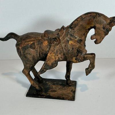 Vintage Otagiri Japan cast Iron Horsed