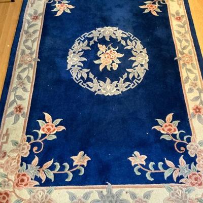Blue Wool Rug