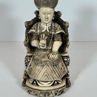 Carved Resin Chinese Emperor