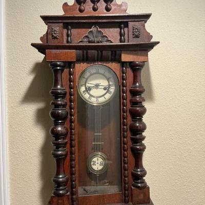 Mahogany Cased Vienna Wall Clock