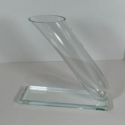 Stephen Schlanser Signed Art Glass vase